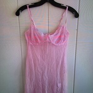 Victoria's Secret Pink Mesh Push Up 36c SLIP